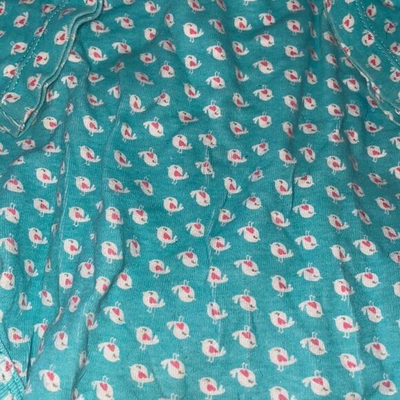 Carter’s Long Sleeves Printed One Piece Baby Girl 24 Months-Aqua - Picture 6 of 11